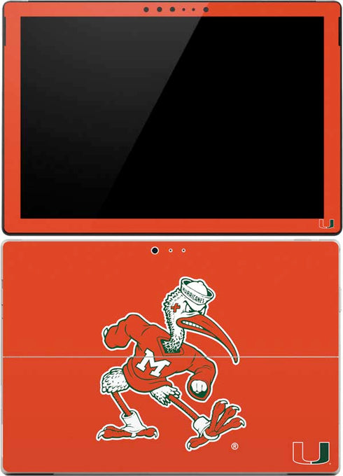 University of Miami Sebastian Mascot Surface Pro (2017) Skin