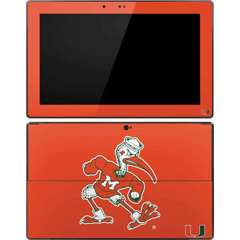 University of Miami Sebastian Mascot Surface Pro Tablet Skin