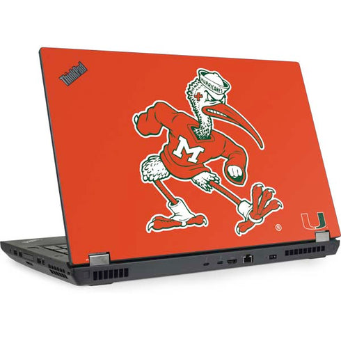 University of Miami Sebastian Mascot Lenovo ThinkPad Skin