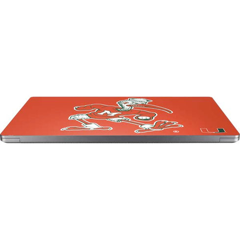 University of Miami Sebastian Mascot Universal Laptop 12in (9.8 x 6.8in) Skin