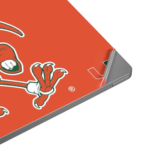 University of Miami Sebastian Mascot Universal Laptop 13in (10.6 x 7.6in) Skin