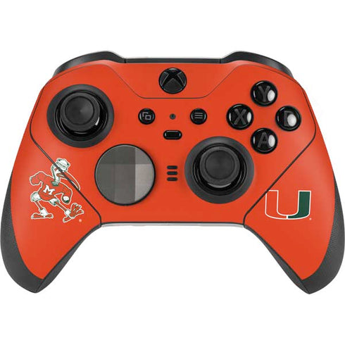 University of Miami Sebastian Mascot Xbox Elite Wireless Controller Series 2 Skin