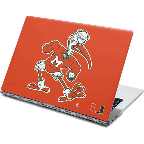 University of Miami Sebastian Mascot Yoga 910 2-in-1 14in Touch-Screen Skin