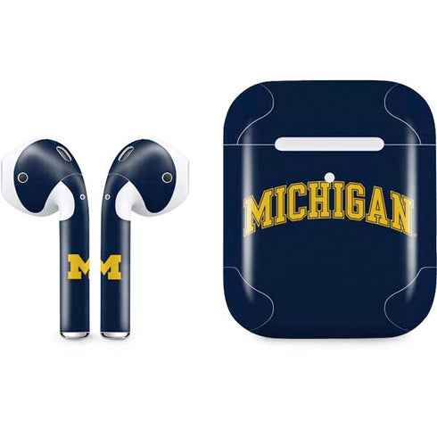 University of Michigan M Logo Apple AirPods 2 Skin