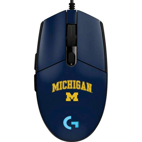 University of Michigan M Logo G203 Prodigy RGB Wired Gaming Mouse Skin