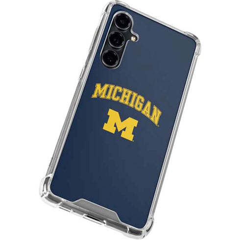 University of Michigan M Galaxy S23 FE Clear Case