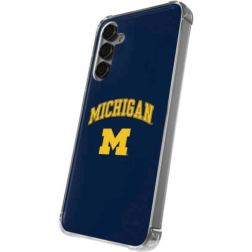 University of Michigan M Galaxy S24 Plus Clear Case