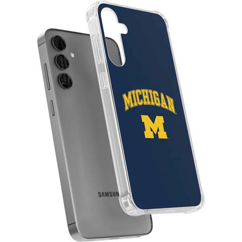 University of Michigan M Galaxy S24 Plus Clear Case