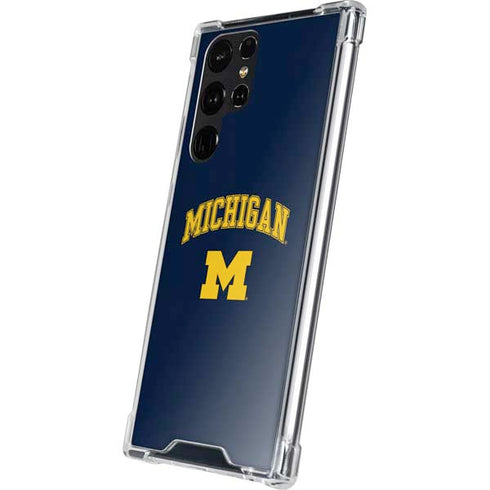 University of Michigan M Galaxy S24 Ultra Clear Case