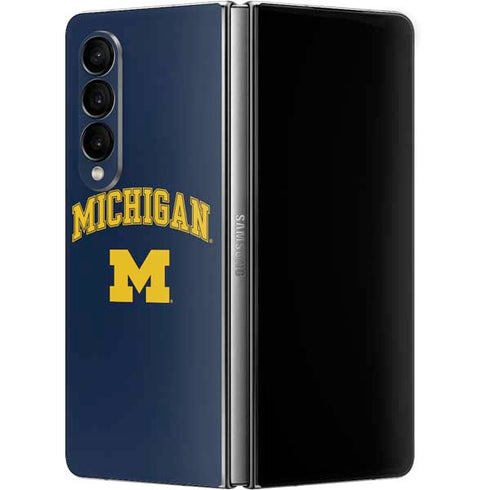 University of Michigan M Logo Galaxy Z Fold4 5G Skin