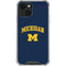 University of Michigan M iPhone 15 Plus Clear Case