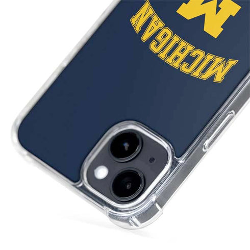 University of Michigan M iPhone 15 Plus MagSafe Case