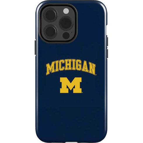 University of Michigan M iPhone 15 Pro Impact Case