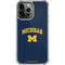 University of Michigan M iPhone 15 Pro Max Clear Case