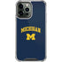 University of Michigan M iPhone 15 Pro Max Clear Case