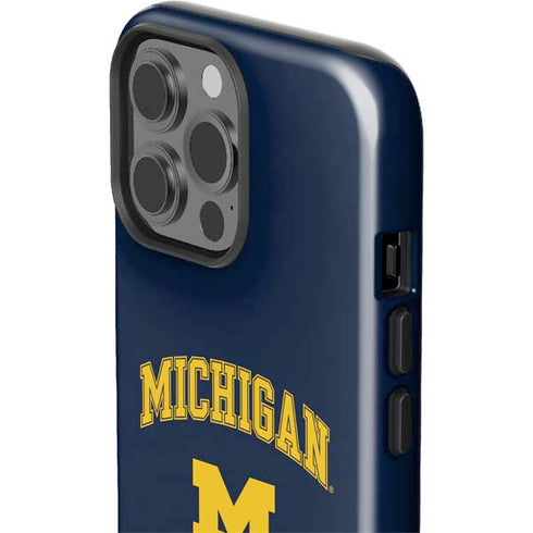 University of Michigan M iPhone 15 Pro Max Impact Case
