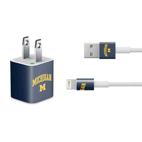 Michigan M iPhone Charger (5W USB) Skin
