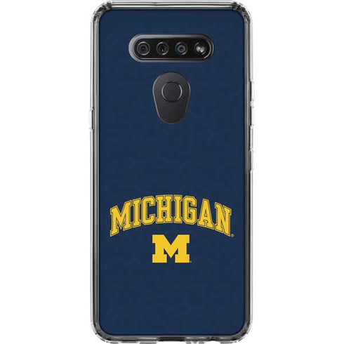 University of Michigan M LG K51/Q51 Clear Case