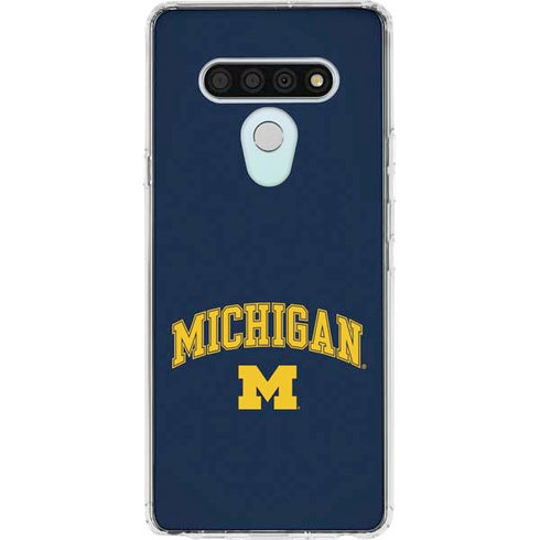 University of Michigan M LG Stylo 6 Clear Case