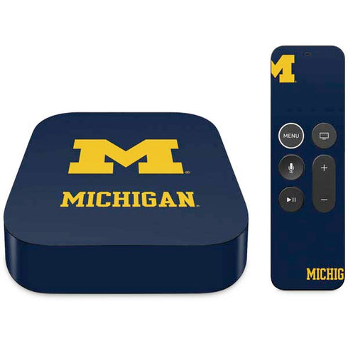 Michigan M Logo Apple TV 4K Skin