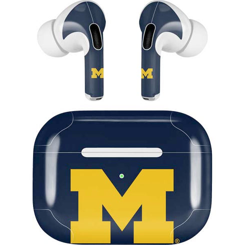 University of Michigan M Logo Bold Apple AirPods Pro Skin