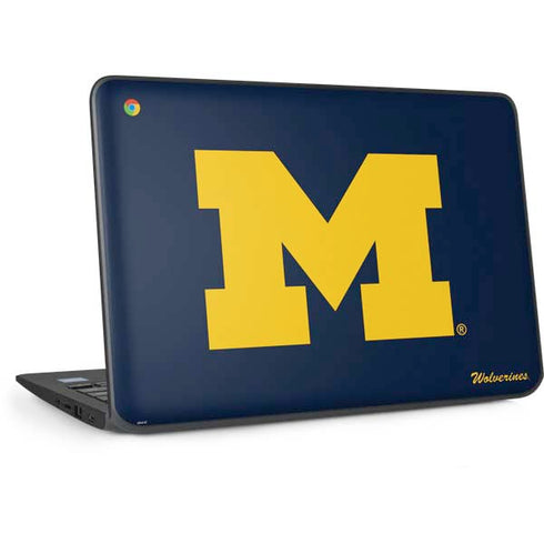 University of Michigan M Logo Bold HP Chromebook Skin