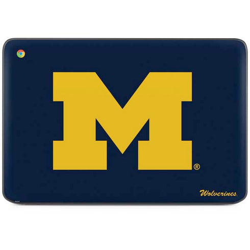 University of Michigan M Logo Bold HP Chromebook Skin