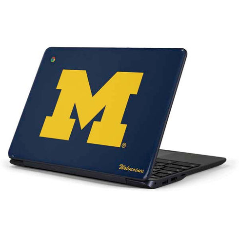 Michigan M Logo Bold Chromebook 3 11.6in 500c13-k01 Skin