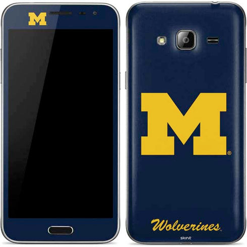 Michigan M Logo Bold Galaxy J3 Skin