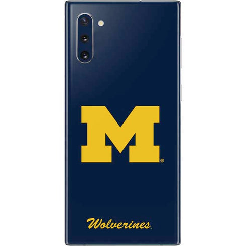 University of Michigan M Logo Bold Galaxy Note 10 Skin