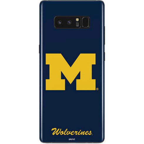 Michigan M Logo Bold Galaxy Note 8 Skin