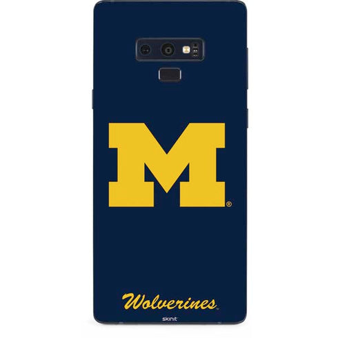 University of Michigan M Logo Bold Galaxy Note 9 Skin
