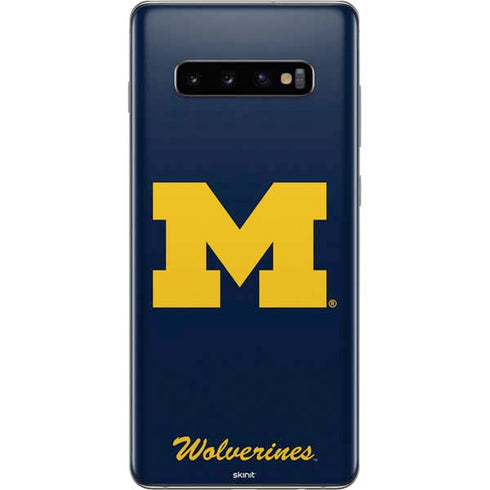 University of Michigan M Logo Bold Galaxy S10 Plus Skin