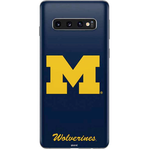 University of Michigan M Logo Bold Galaxy S10 Skin