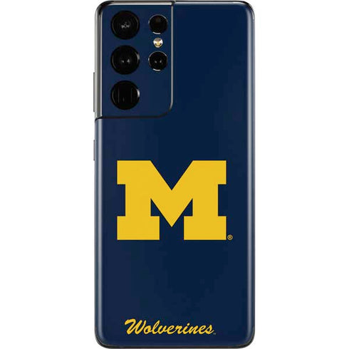 University of Michigan M Logo Bold Galaxy S21 Ultra 5G Skin
