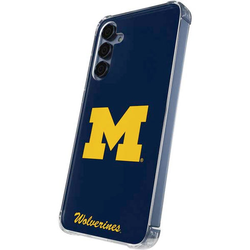 University of Michigan M Logo Bold Galaxy S24 Clear Case