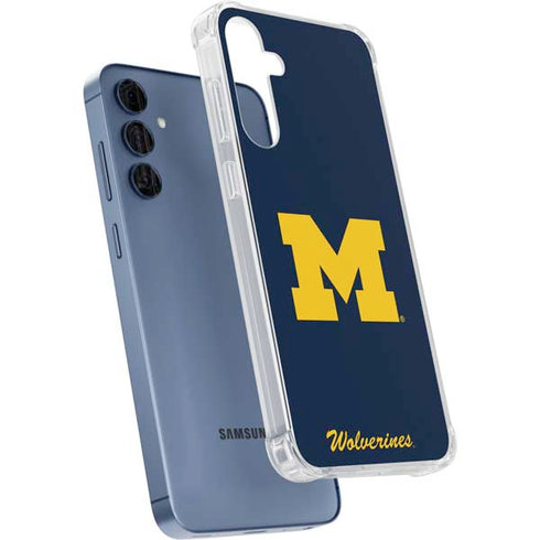 University of Michigan M Logo Bold Galaxy S24 Clear Case
