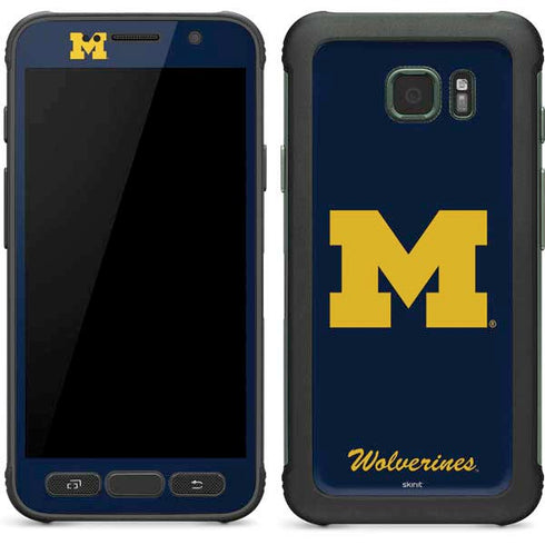 Michigan M Logo Bold Galaxy S7 Active Skin