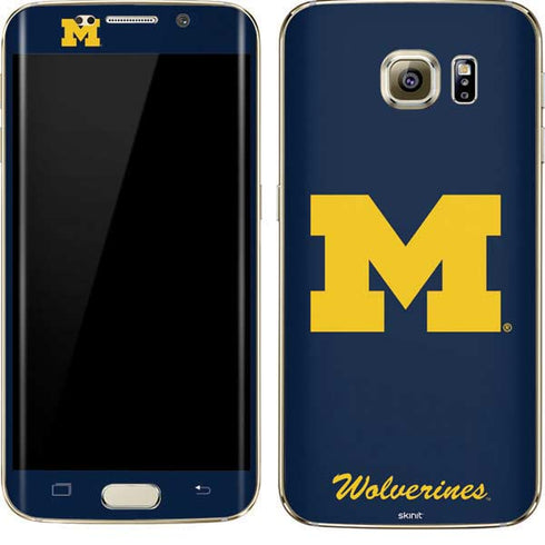 Michigan M Logo Bold Galaxy S7 Edge Skin