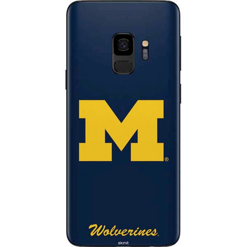 Michigan M Logo Bold Galaxy S9 Skin