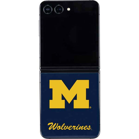 University of Michigan M Logo Bold Galaxy Z Flip5 5G Skin