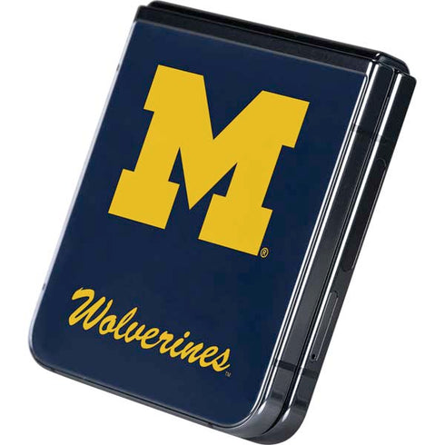 University of Michigan M Logo Bold Galaxy Z Flip5 5G Skin