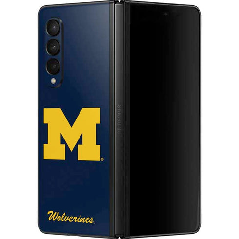 University of Michigan M Logo Bold Galaxy Z Fold3 5G Skin