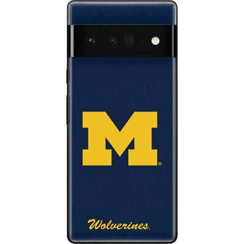 University of Michigan M Logo Bold Google Pixel 6 Pro Skin