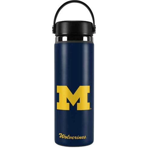 University of Michigan M Logo Bold Hydro Flask 20oz Wide Mouth Skin