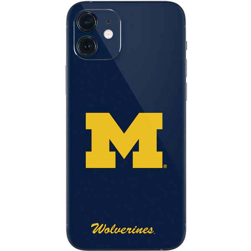 University of Michigan M Logo Bold iPhone 12 Mini Skin