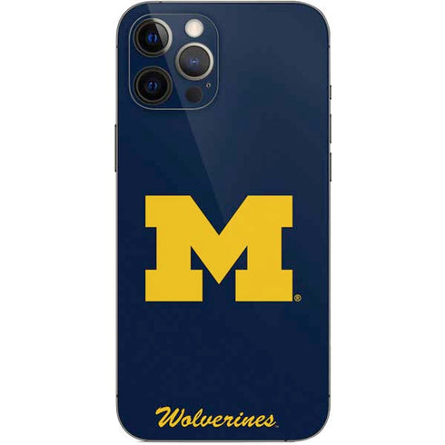 University of Michigan M Logo Bold iPhone 12 Pro Max Skin