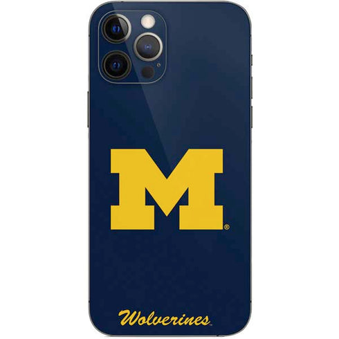 University of Michigan M Logo Bold iPhone 12 Pro Skin