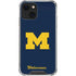 University of Michigan M Logo Bold iPhone 15 Plus Clear Case