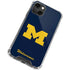 University of Michigan M Logo Bold iPhone 15 Plus Clear Case